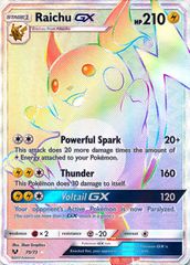 Raichu GX - 75/73 - Secret Rare